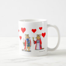 Rey de la rata y reina de la taza de los corazones