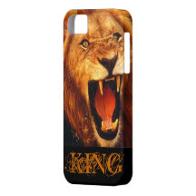 rey de la selva iPhone 5 Case-Mate cárcasas
