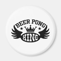 Rey de Pong de la cerveza Imán