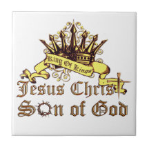 Rey de reyes Religious Teja Cerámica