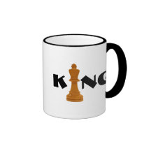 rey del ajedrez taza de café