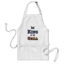 Rey del delantal personalizado parrilla