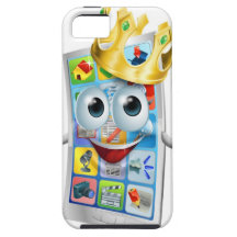 Rey del dibujo animado del teléfono celular iPhone 5 Case-Mate protector