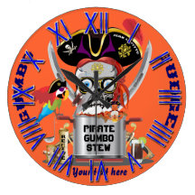 Rey del pirata de reyes Important View Hints Reloj De Pared