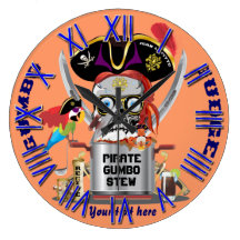 Rey del pirata de reyes Important View Hints Relojes De Pared