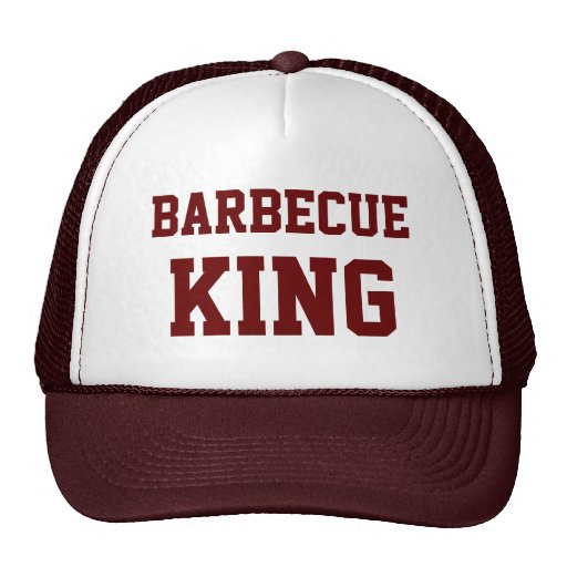 Rey Funny Hat de la barbacoa Gorra