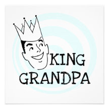 Rey Grandpa T-shirts y regalos Invitacion Personal
