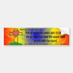Rey James Version Bible Scripture del 26:52 de Mat Pegatina De Parachoque