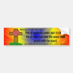 Rey James Version Bible Scripture del 26:52 de Mat Pegatina De Parachoque