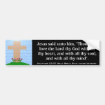 Rey James Version de la Sagrada Biblia del 22:37 d Etiqueta De Parachoque