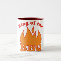 Rey Of The BBQ Tazas De Café