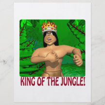 Rey Of The Jungle Flyer Personalizado