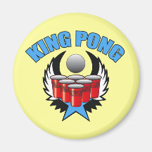 Rey Pong 3 - cerveza Pong Imanes