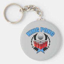Rey Pong 3 - cerveza Pong Llavero Personalizado