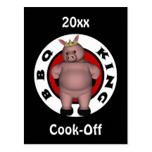 Rey Postcard del Bbq Postal