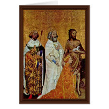 Rey Richard Ii de Inglaterra está por su santo pat Felicitacion