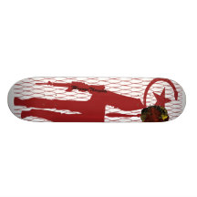 Rey rojo Skateboards de la serpiente de la estrell Tabla De Skate