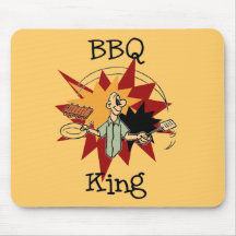 Rey T-shirts y regalos del Bbq Alfombrilla De Raton