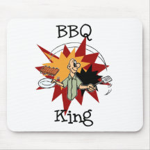 Rey T-shirts y regalos del Bbq Tapetes De Raton