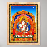 Rey tibetano fresco Bodhisattva del dragón del tha Poster