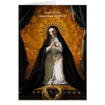 Rezo al corazón sagrado de JESÚS Tarjetas