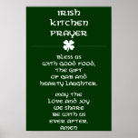 Rezo irlandés de la cocina impresiones