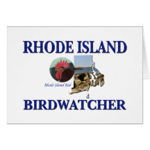 Rhode Island Birdwatcher Tarjeta