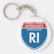 Rhode Island de un estado a otro RI Llaveros