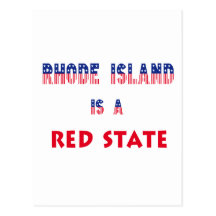 Rhode Island es un estado rojo Postal