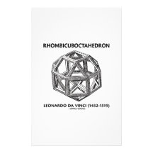 Rhombicuboctahedron (Leonardo da Vinci) Papeleria De Diseño