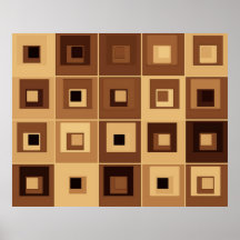 RIBZY/CUBOS retros - poster moderno