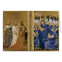 Richard II presentado a la Virgen y al niño Felicitación
