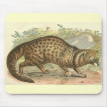 Richard Lydekker - civeta africana Alfombrilla De Raton