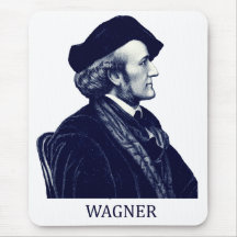 Richard Wagner, azul Alfombrillas De Raton