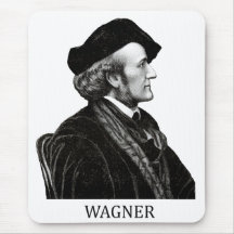 Richard Wagner, negro Alfombrillas De Ratón