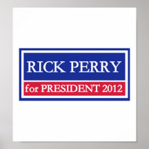 Rick Perry para el presidente 2012 Impresiones