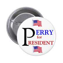 Rick Perry para el presidente 2012 Pin