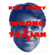 Rick Perry - Texan incorrecto Postal