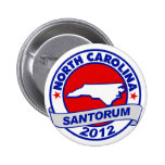 Rick Santorum Carolina del Norte Pin