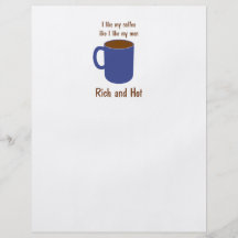¡Rico y caliente! El café tiene gusto de las camis Flyer Personalizado