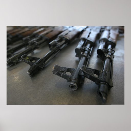 Rifles de asalto de AK-47 Posters