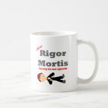 Rigidez cadavérica de la reunión tazas de café