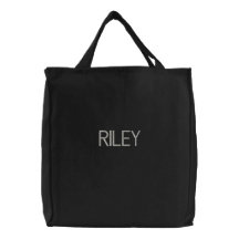 RILEY - la bolsa de asas con monograma simple
