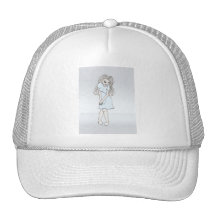 Rinoa, carácter de la galería de arte del animado gorros  