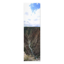 Río de Gunnison en el barranco negro Fotografía