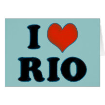 Río de Janeiro - amor Río de I Tarjeta