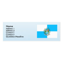 Río de Janeiro, el Brasil Tarjeta De Negocio