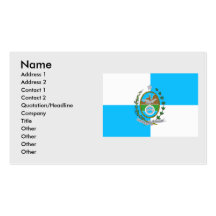 Río de Janeiro, el Brasil Tarjeta Personal