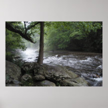 Río de la montaña posters