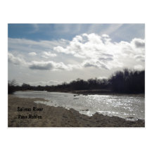 Río de las salinas, Paso Robles, enero Tarjeta Postal